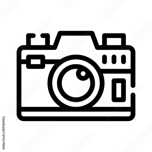 camera line icon