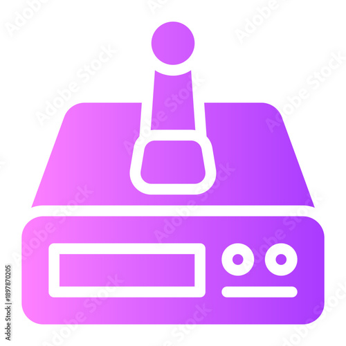 radio transmitter gradient icon