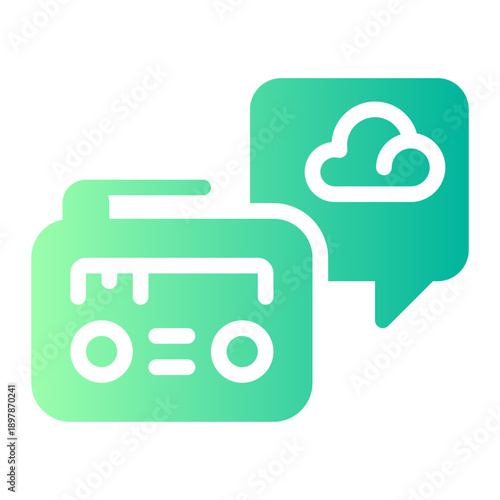 Weather Forecast gradient icon