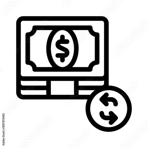 inflation line icon