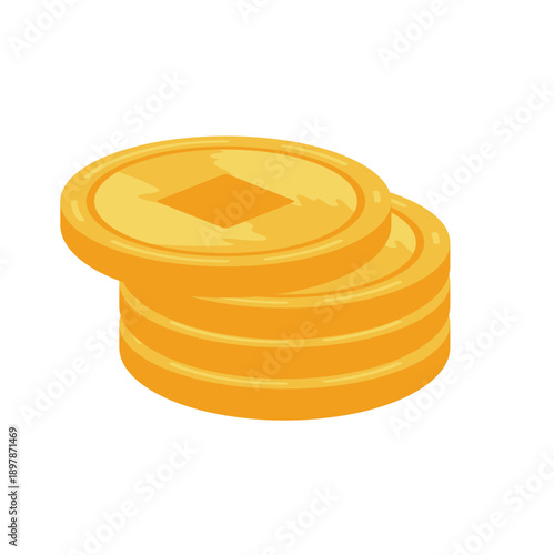Gold chinesse coin