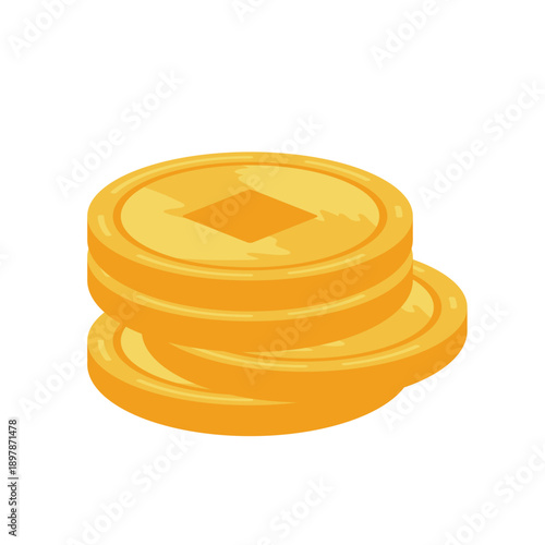 Gold chinesse coin