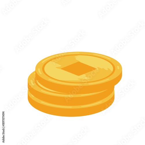 Gold chinesse coin