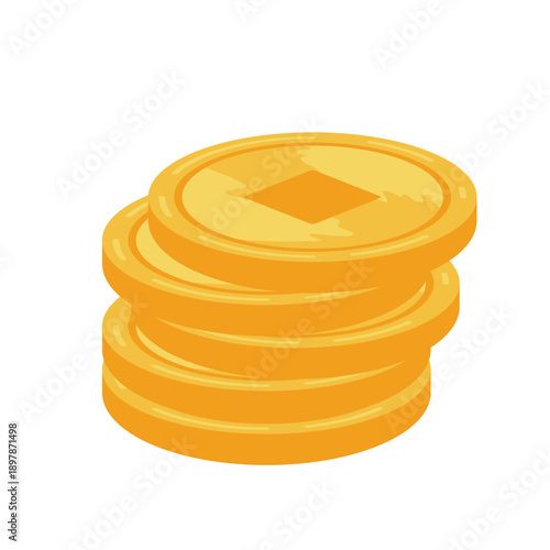 Gold chinesse coin