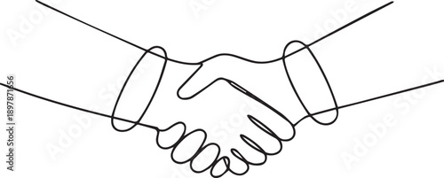 Two people shaking hands in a business meeting, illustrating partnership and agreement