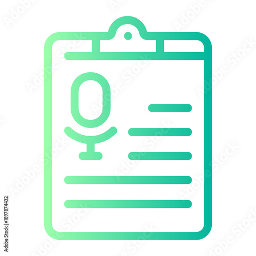 script gradient icon