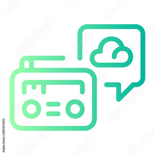 Weather Forecast gradient icon