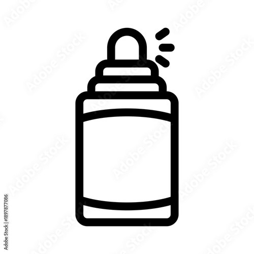 spray bottle line icon