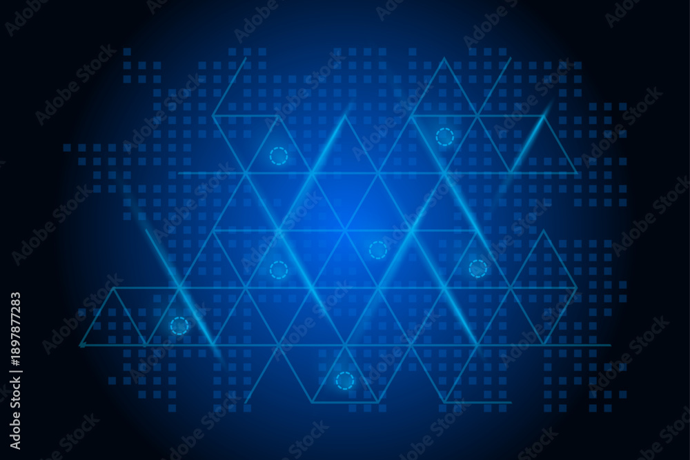 Fototapeta premium abstract blue background with stars