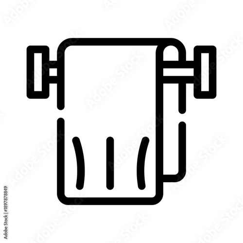 towel line icon