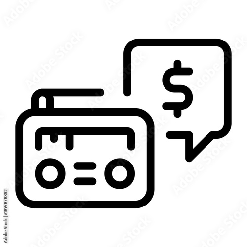 finance line icon