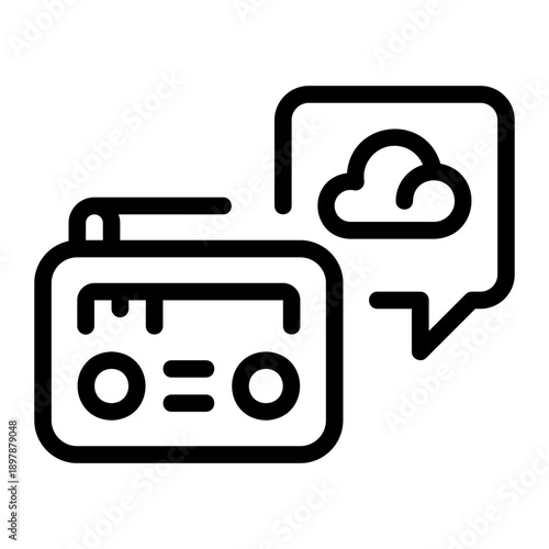 Weather Forecast line icon