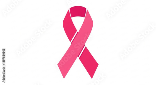 Symbol of Strength: The iconic pink ribbon, a potent symbol of hope, solidarity, and the ongoing fight against breast cancer.