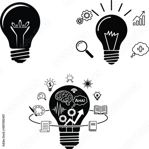 light bulb idea concept