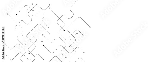 Abstract background with technology circuit board texture. Modern electronic motherboard texture. Creative idea for internet technology. Tech concept for header, web banner, website, presentation.