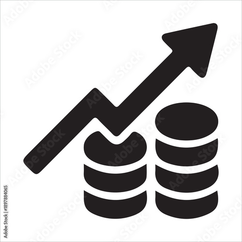 Inflation Concept Illustration with Rising Prices and Decreasing Purchasing Power