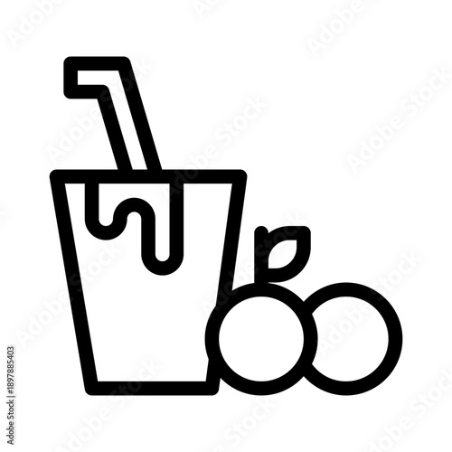 smoothie line icon