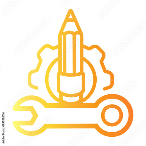 system Line Gradient Icon