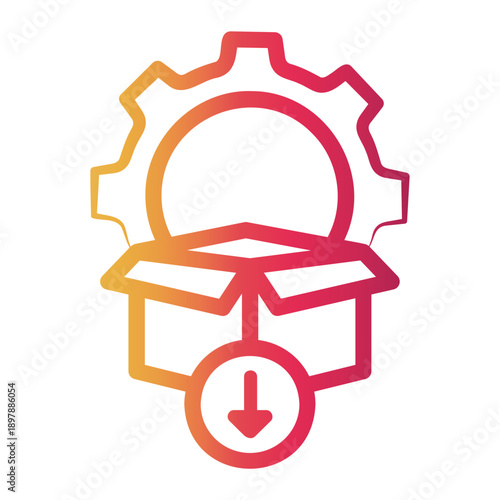 download Line Gradient Icon