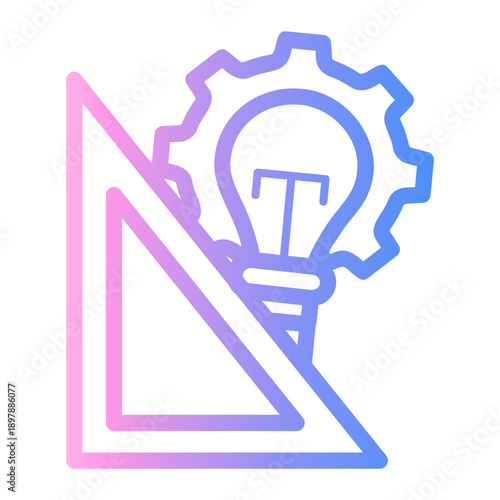 idea Line Gradient Icon