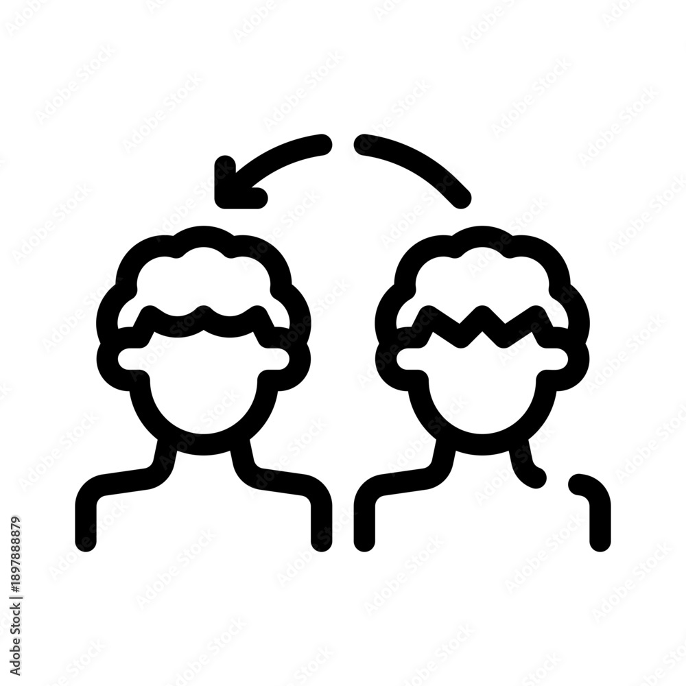Φωτογραφία peer to peer line icon
