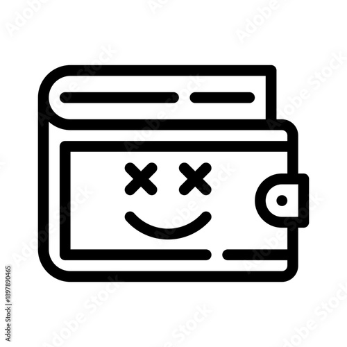 wallet line icon