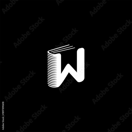 Elegant Literature Letter W B...