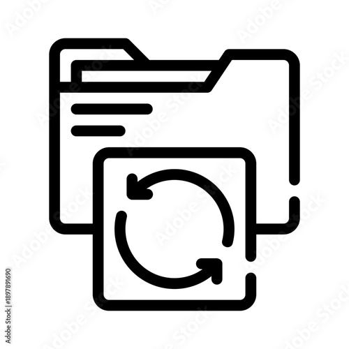 file restore line icon