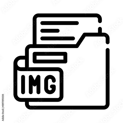 image file line icon