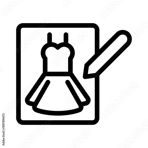 dress line icon