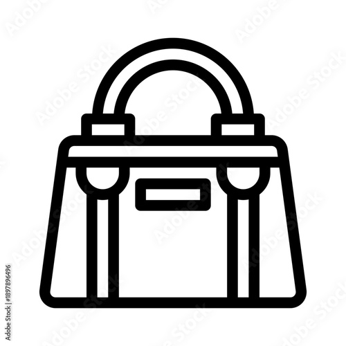 handbag line icon