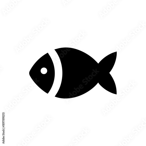 Vector illustration of a tropical sea fish isolated on a white background featuring a cartoon design of an aquatic animal icon for nature and underwater wildlife art
