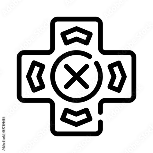 controller line icon