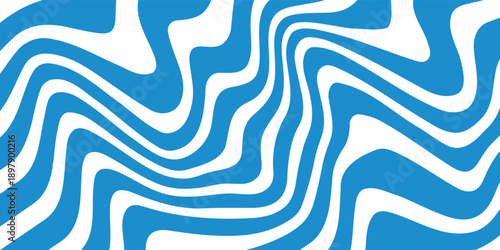 Abstract horizontal background with colorful waves. Swirl Pattern. Vector Liquid Splash Texture.