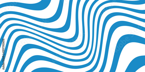 Abstract horizontal background with colorful waves. Swirl Pattern. Vector Liquid Splash Texture.