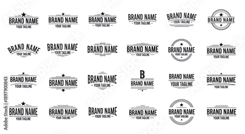 Collection of Brand Identity Logos and Templates.