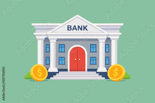 Simple Bank Building Design