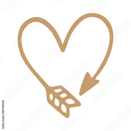 Heart with Arrow Icon