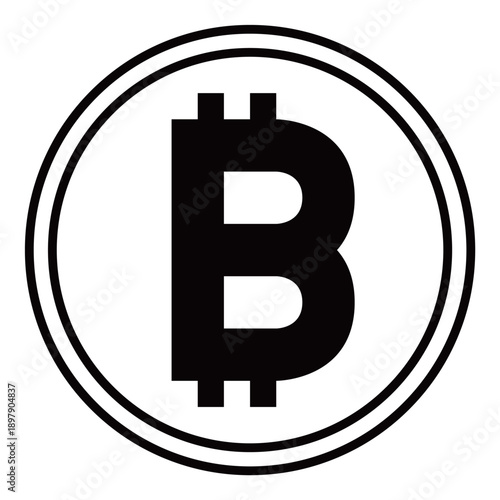 仮想通貨・暗号資産のイメージアイコン（Bマーク）
