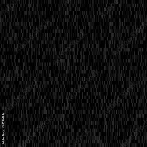 Dense vertical black pixel rain with tiny varying specks and lines, forming deep noisy static texture like encrypted data streams or crypto hash darkness.