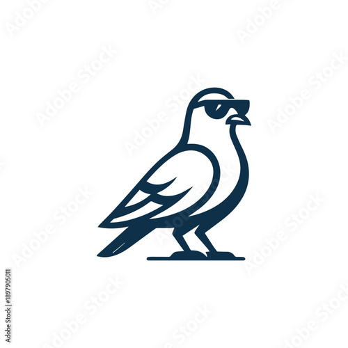 Sunglasses Pigeon Logo