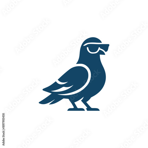 Sunglasses Pigeon Logo