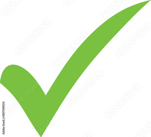Free Download Green checkmark icon symbol success approval confirmation isolated on transparent background - GFXLoad