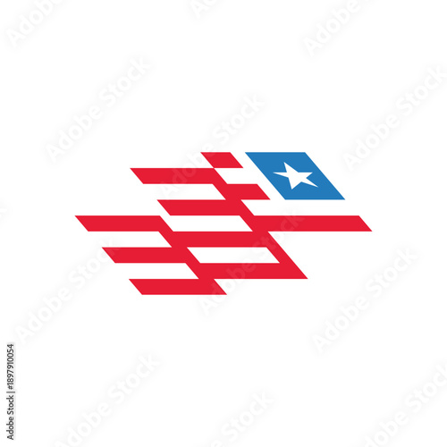 Flag American Memorial Logo
