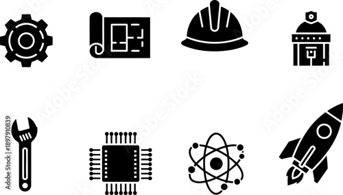 Engineering symbols collection for National Engineers Week