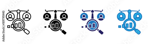 Benchmarking Icon Multi Style Vector Illustration