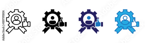 Quality Icon Multi Style Vector Illustration