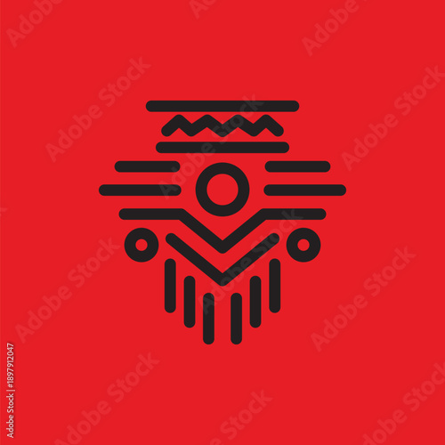 Aztec Ethnic Abstract Logo