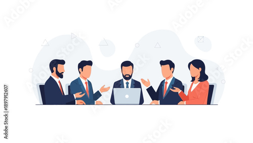 Business Team Meeting Discussion