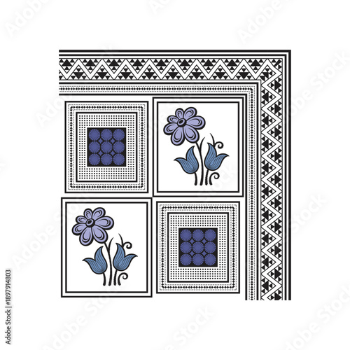 Intricate Floral Seamless Pattern For Luxury Bedsheet,